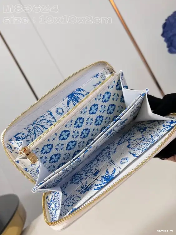 WIS LOUIS VUITTON WALLET-10*20*2 cm ZIPPY 0525